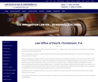 Immigration-Lawyer-US.com(Paul Christensen) Screenshot