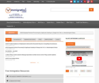 Immigration.com Screenshot