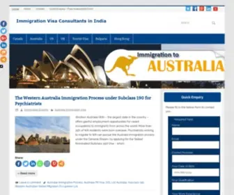 Immigration.net.in(This blog) Screenshot