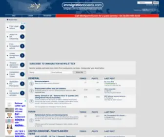 Immigrationboards.com(Immigrationboards) Screenshot
