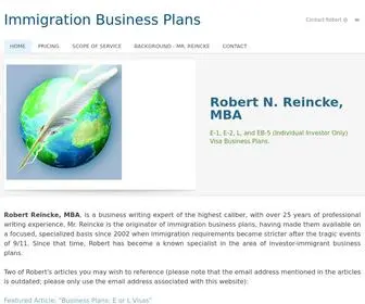 Immigrationbusinessplans.com(Immigration Business Plans) Screenshot