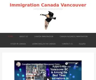 Immigrationcanadavancouver.org(Immigration Consultant Vancouver) Screenshot