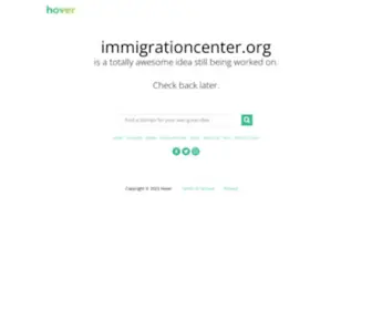 Immigrationcenter.org(The Immigration Center) Screenshot