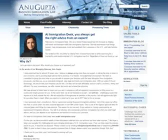 Immigrationdesk.com(Anu Gupta) Screenshot
