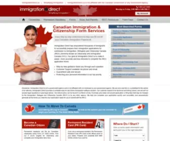 Immigrationdirect.ca(Canada Immigration Services) Screenshot