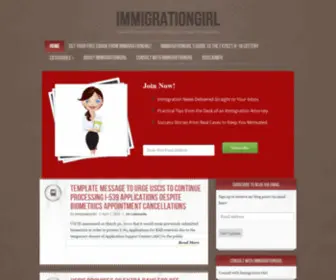 Immigrationgirl.com(Useful information from the desk of an Immigration Attorney) Screenshot