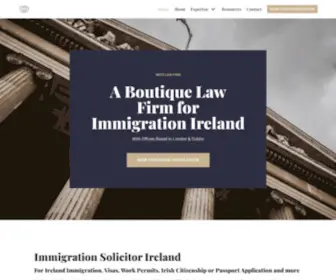 Immigrationsolicitorindublin.com(Immigration Lawyer Dublin) Screenshot