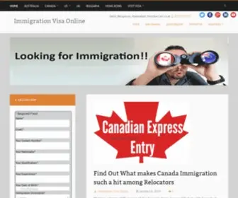 Immigrationvisaonline.com(Australia and USA Immigration Visa Consultant in India) Screenshot