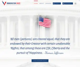 Immigrationvoice.org(Immigration Voice) Screenshot