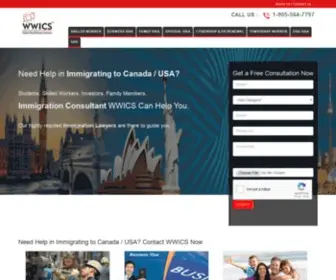 Immigrationwwics.ca(Canada Immigration) Screenshot