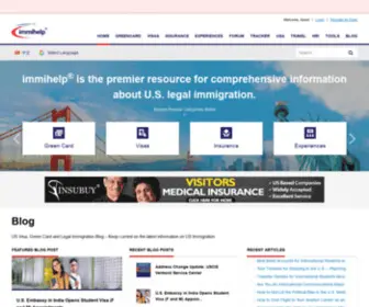 Immihelp.net(Green card) Screenshot