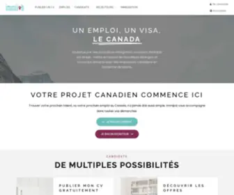 Immijob.com(Recrutement à l'international) Screenshot
