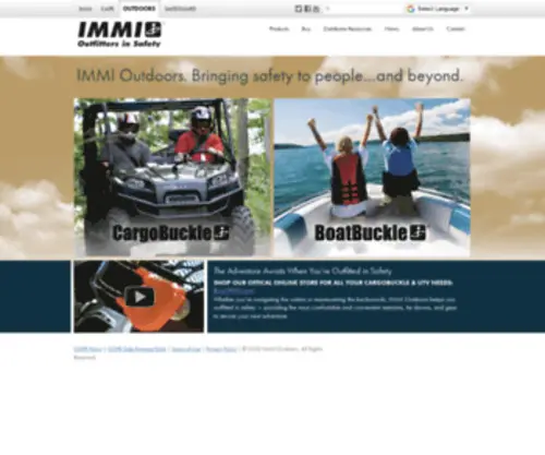 Immioutdoors.com(IMMI Internal Site) Screenshot