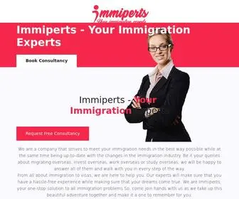 Immiperts.com(Immigration) Screenshot