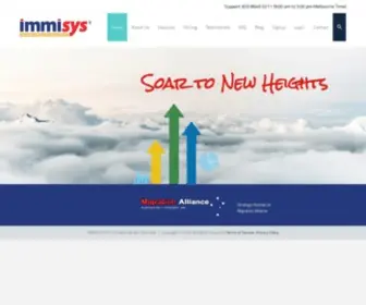 Immisys.com.au(ImmiSys Immigration & Education Software) Screenshot