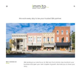 Immito.com(Small Business Lending) Screenshot