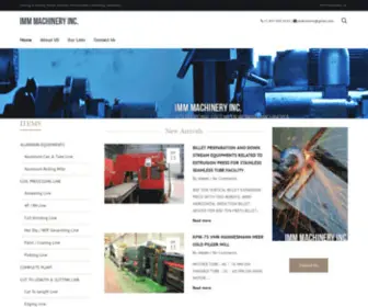 IMMM.com(Used machinery) Screenshot