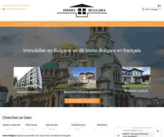 Immo-Bulgara.com(Immobilier Bulgarie) Screenshot