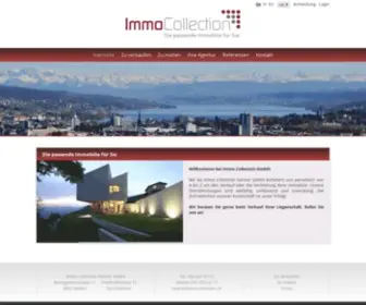 Immo-Collection.ch(Startseite) Screenshot