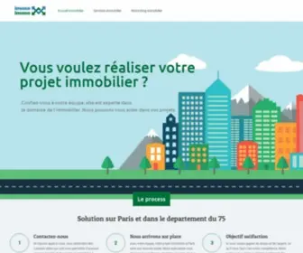 Immo-Immo.com(Conseils immobilier à Paris) Screenshot