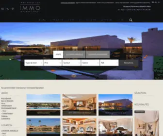 Immo-Maroc.com(Immobilier Maroc immobilier Marrakech) Screenshot