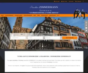 Immo-Zimmermann.com(Agence) Screenshot