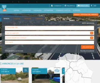 Immo988.com(Annonce Immobilier en Nouvelle Caledonie) Screenshot