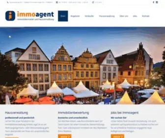 Immoagent.info(Immobilienmakler und Hausverwaltung in Bielefeld) Screenshot