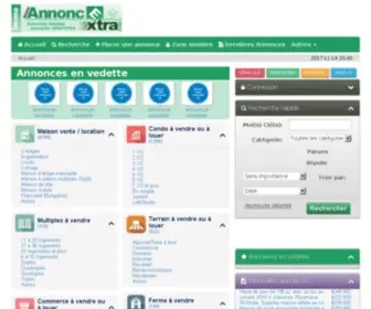 Immoannoncextra.com(Maison à vendre au Québec) Screenshot