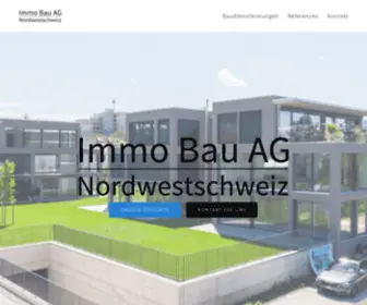 Immobauag.ch(Startseite) Screenshot