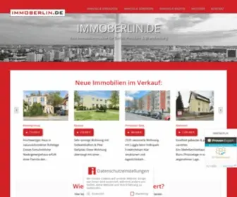 Immoberlin.de(Verkauf & Bewertung von Immobilien Berlin) Screenshot