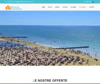 Immobiliareazzurra.biz(Case vacanza e appartamenti in affitto a Jesolo) Screenshot