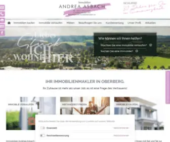 Immobilien-Andrea-Asbach.de(Immobilien Andrea Asbach) Screenshot