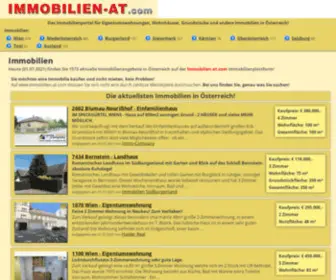 Immobilien-AT.com(Immobilien Österreich) Screenshot