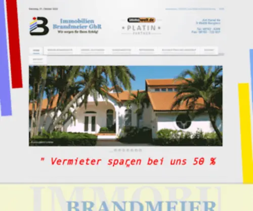 Immobilien-Brandmeier.de(Immobilienmakler aus Berglern) Screenshot