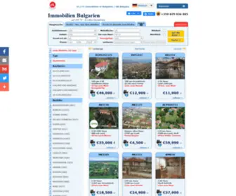 Immobilien-Bulgarien.com(27,618 Immobilien in Bulgarien) Screenshot
