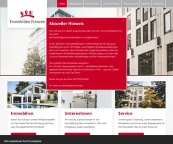 Immobilien-Franzen.de(Immobilien Franzen in Trier) Screenshot