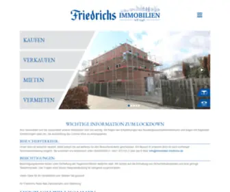 Immobilien-Friedrichs.de(Friedrichs Immobilien) Screenshot