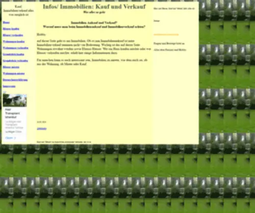 Immobilien-Kauf-UND-Verkauf.de(Infos aller Art zum Thema Immobilien) Screenshot