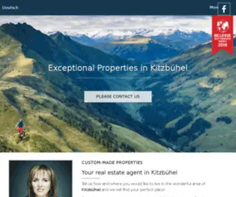 Immobilien-Kitz.com(Luxus-Immobilien & Villen in Kitzbühel & Tirol finden) Screenshot