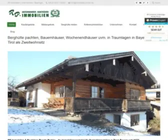 Immobilien-Pichler.de(Berghütte) Screenshot