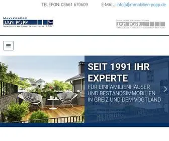 Immobilien-Popp.de(WEG Hausverwaltung in Greiz) Screenshot