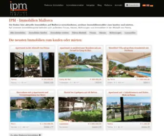 Immobilien-Portal-Mallorca.de(Immobilien auf Mallorca kaufen und mieten: Ausgewählte Immobilienmakler auf Mallorca) Screenshot