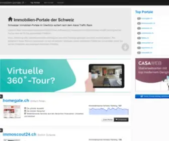 Immobilien-Portale.ch(Top Immobilien) Screenshot