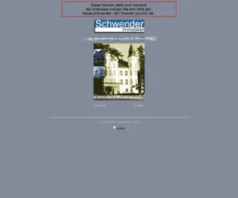 Immobilien-Prag.de(Schwender Immobilien) Screenshot