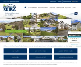 Immobilien-Skiba.de(Ihr Immobilienmakler aus der Eifel) Screenshot