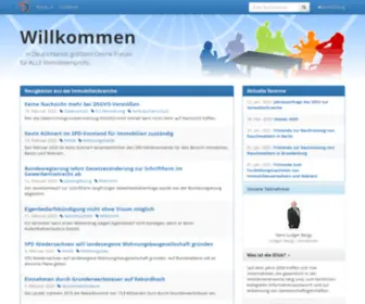 Immobiliendiskussion.de(Sachverständige) Screenshot