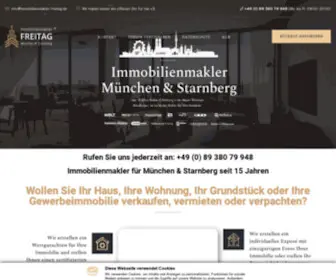 Immobilienmakler-Freitag.de(Immobilienmakler FREITAG® in MÃ¼nchen & Starnberg) Screenshot