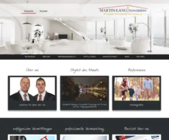 Immobilienmaklerheilbronn.de(Martin Lang Immobilien) Screenshot