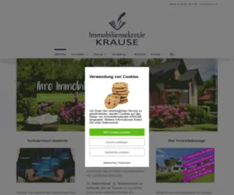 Immobiliensekretaer-Krause.de(Immobiliensekretaer KRAUSE) Screenshot
